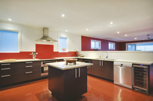 Open plan kit home design